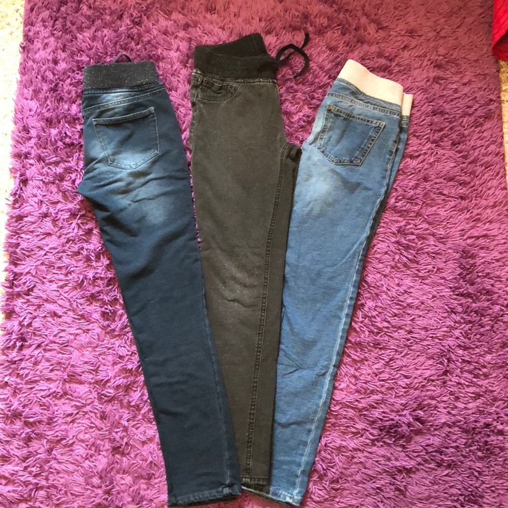 3 pairs of Arizona 10 jeggings
